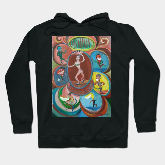 Carnival poster Hoodie by diegomanuel